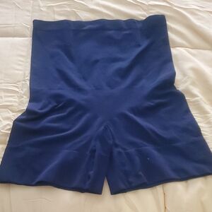 Women's Blue High-Waisted Shorts